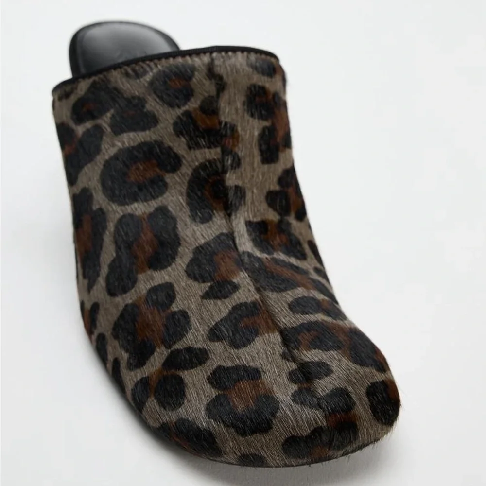 ZARA Leather Mules - Picture 4 of 12